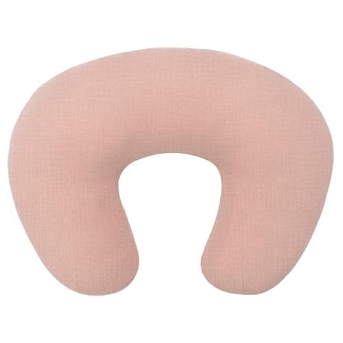FUNUPUP Muslin Nursing Pillow Cover Compatible with Boppy Nursing Pillow, Soft Baby Nursing Covers for Breastfeeding Pillows for Boys Girls, Blush