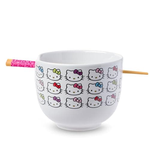 Silver Buffalo Sanrio Hello Ki...cks, Microwave Safe, 20 Ounces
