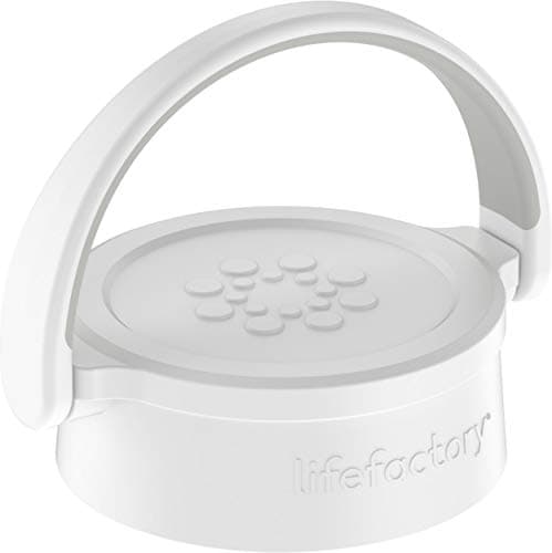 Lifefactory Classic Cap Access...nce Glass Bottles, Optic White
