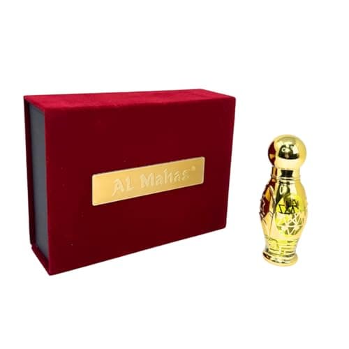 AL MAHAS Metal Mist – 15 ML Roll-On Perfume Oil for Men Perfumes | Aromatic Fruity Fragrance with Lavender, Bergamot, Pineapple, Sandalwood & Tonka Bean | Alcohol-Free by ALMAHAS