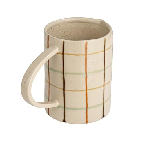 Creative Co-Op 32 Oz. Stonewar... Checkered Pattern, Multicolor