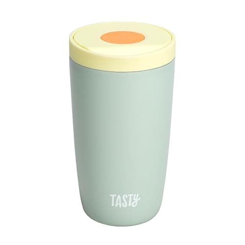 Tasty 12oz Insulated Stainless...e Wall Vacuum Flask, Aqua Blue