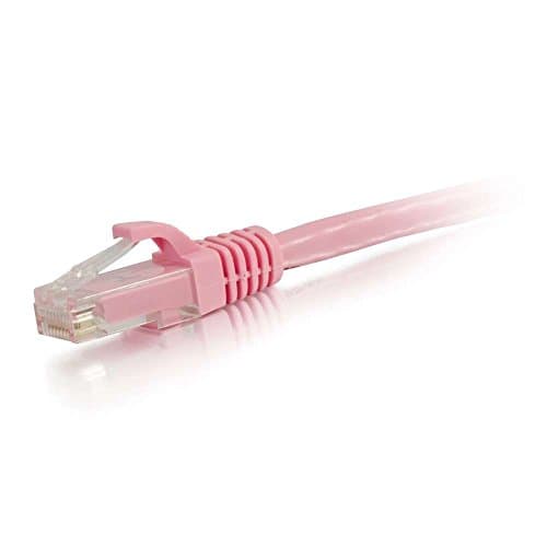 C2G 04044 Cat6 Cable - Snagles...le, Pink (2 Feet, 0.60 Meters)