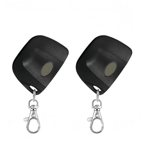 QSDIYRF Garage Door Opener Remote Compatible with Linear Garage Door Opener Multicode 300MHz 10 Dip Switches 3089 360 3070 Gate Opener Remote Gate Clicker, 2 Pcs