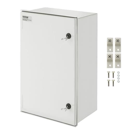 VEVOR Fiberglass Enclosure 23.... Hinges & Quarter-Turn Latches