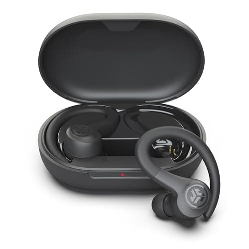 JLab, Go Sport+, True Wireless Workout Earbuds, Bluetooth Sport Earbuds, Clear Calling, Graphite