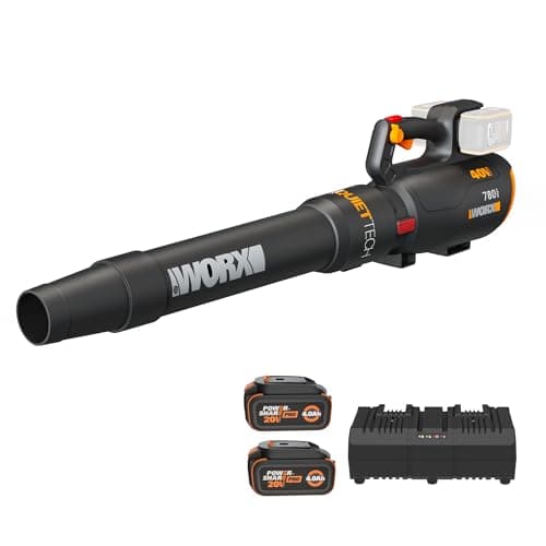 WORX Cordless Leaf Blower, Ele...ries & Charger Included, WG582
