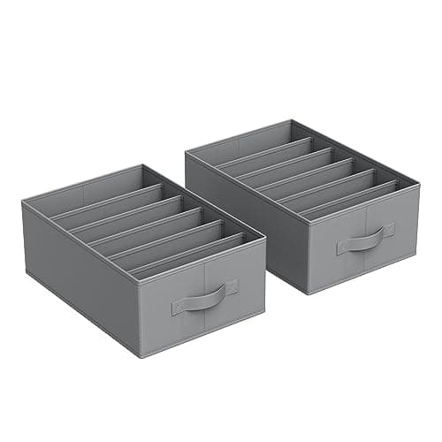 SONGMICS Set of 2 Large Size W...s, Jeans, Dove Gray URUS009G02