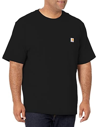 $14.99* | Carhartt Men's Loose Fit Heavyweight Short-Sleeve Pocket T-Shirt (Various Colors) at Amazon
