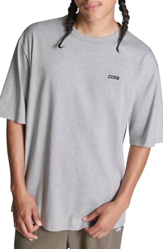 Converse Men's Cons Premium Art T-Shirt, Grey, S