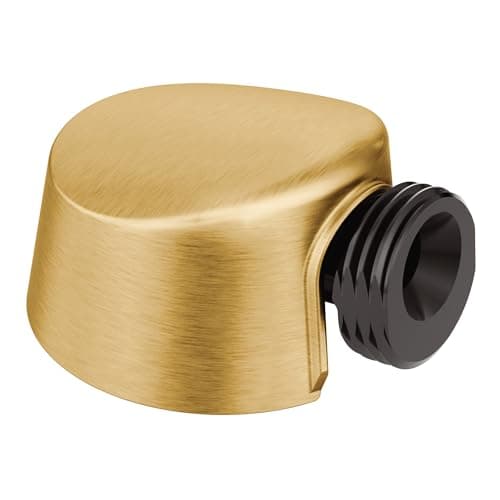 Moen Brushed Gold Round Drop E... Shower Wall Connector, A725BG