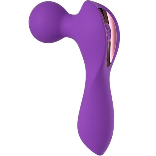 Missouri BB Travel Relaxation Mini Massager, Handheld Cordless Compact Silent Massager (Violet)