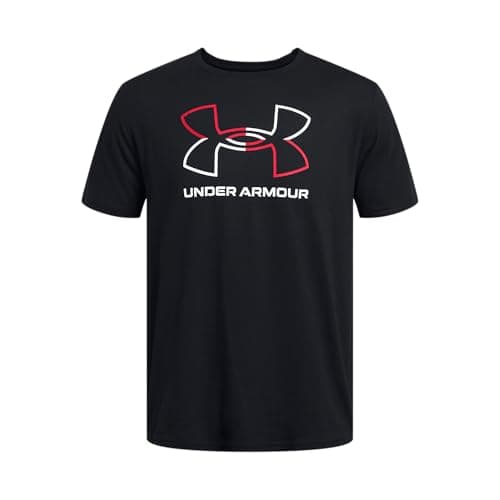 Under Armour Men's Global Foundation Short Sleeve T Shirt, (001) Black/Red/White, XX-Large Tall