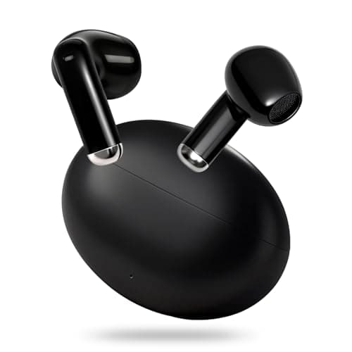 yobola Wireless Earbuds, Bluetooth 5.4 Headphones Bass Stereo, Ultra Lightweight Ear Buds Clear Calls, IPX7 Waterproof in Ear Earphones with Microphone for Phones Sports, 27H Playtime, Touch Control