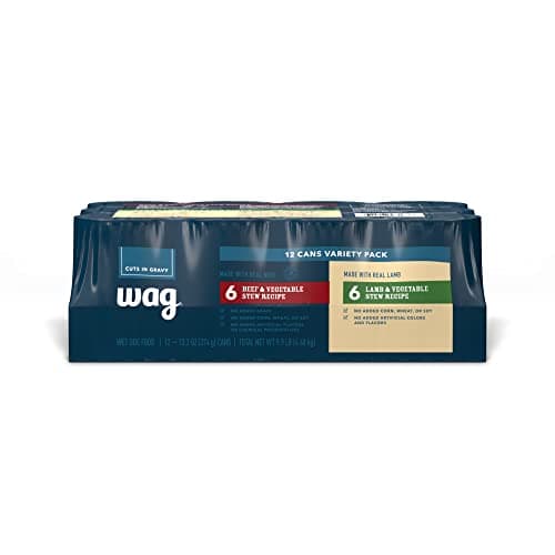 Amazon Brand - Wag Wet Dog Foo..., 13.2 Ounce Cans (Pack of 12)