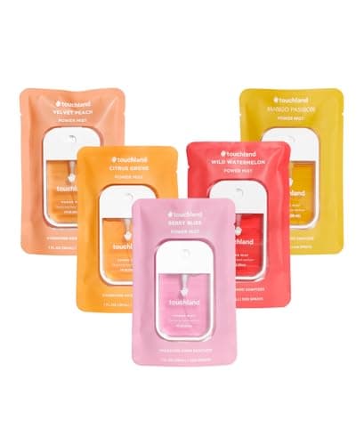 Touchland Juicy 5 Hydrating Hand Sanitizer Spray Set for $36 w/ Prime + free shipping