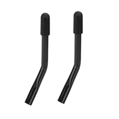 DIICCYO 2 Pcs Wheelchair Brake Handle Extenders, Black, Modern Style, Iron Material, Push-to-Lock Brake Style, Assistive Devices for Wheelchair Transport Chair, 5.3 Inch