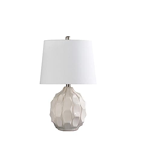 Ore International 21.75" in Co...ade Scallop Ceramic Table LAMP