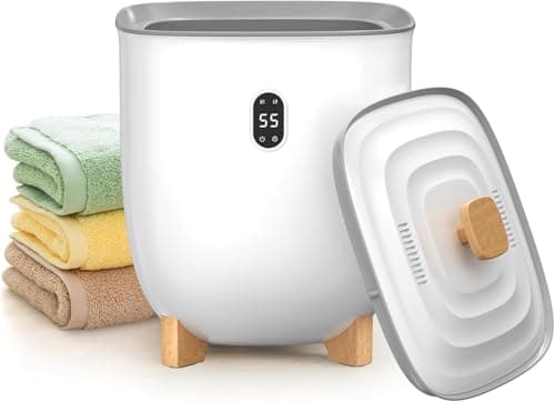 Electactic 25L Towel Warmer,La...ets,Bathrobes, for Gift, White