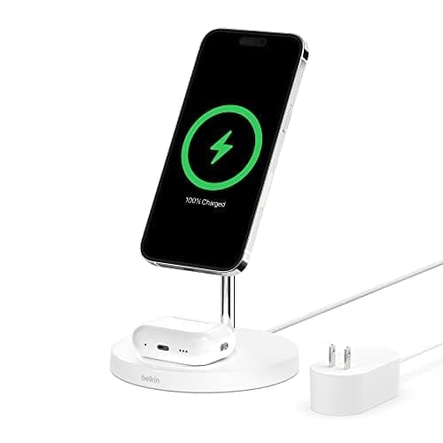 Belkin MagSafe 2-in-1 Wireless... Black (Certified Refurbished)