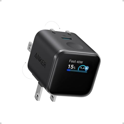 Anker Nano 45W USB C Smart Display GaN Wall Charger (various) $26