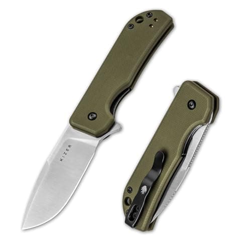 Kizer Nice Guy 2.84" D2 Steel Folding Knife w/ G10 Handle (Olive Green or Black) $27.50 + Free Shipping