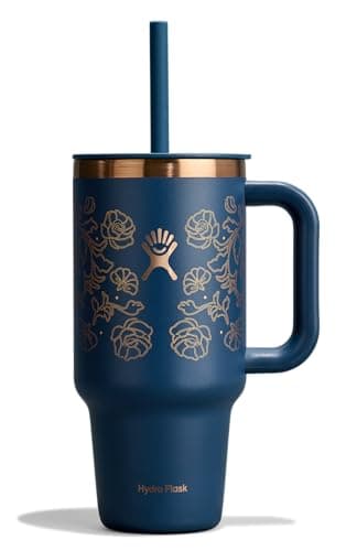 32-Oz Hydro Flask Travel Tumbler with Handle, Lid and Straw (Western Dark Blue) $19.98 + Free Shipping w/ Prime or on $35+