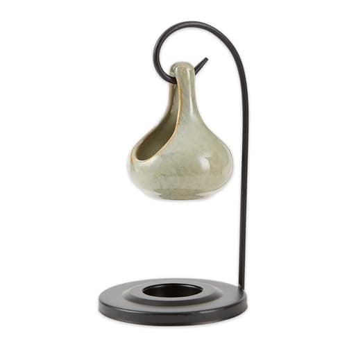 Gifts & Decor Folk Art Porcelain Tear Drop Oil Warmer Candle Holder