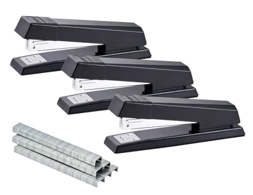 Bostitch Office No-Jam Premium...1,250 Staples Included, 3-Pack