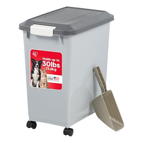 IRIS USA 30-lb. Airtight Dog Food Storage Container for $22 + free shipping w/ Prime