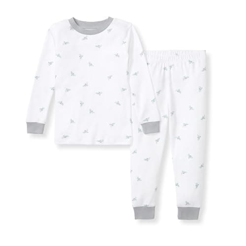 Burt's Bees Baby Organic Cotton Pajamas for Boys, 100% Cotton Pajama Set for Toddlers and Kids, Soft and Stretchable Fabric