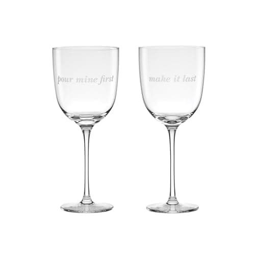 kate spade new york Pour Mine ...t Last, Wine Glasses, Set of 2