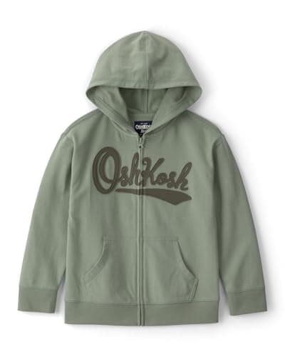 OshKosh B'gosh Boy Logo Hoodie, Green, 12
