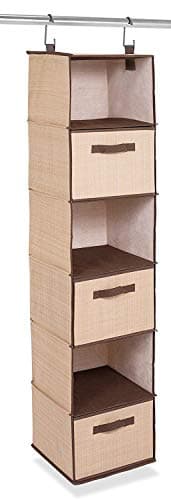 Internet's Best Hanging Closet...Essentials, Small Room - Beige