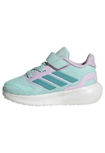 Adidas Unisex-Baby Run Falcon 5, Halo Mint/Mint Ton/Ice Lavender, 8