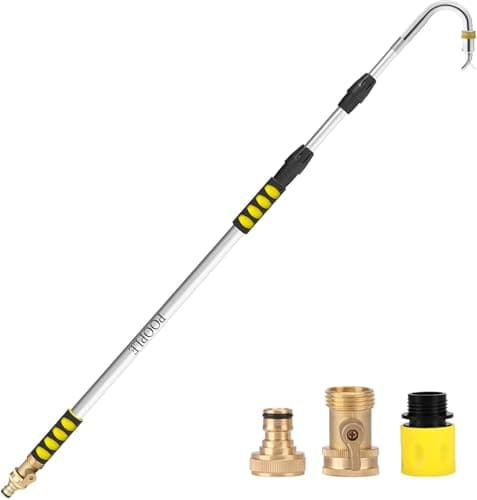 Gutter Cleaning Telescoping Wand w/ 360° Metal Head & Hose Attachment for $57 + free shipping