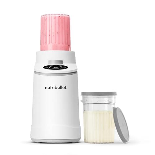 nutribullet Chill Ice Cream Ma...s with Lids, White, NBD50100AW