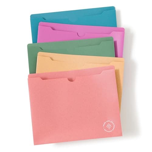 U Brands U-Eco Poly File Jacke...ghts, Letter Size (6595U01-12)