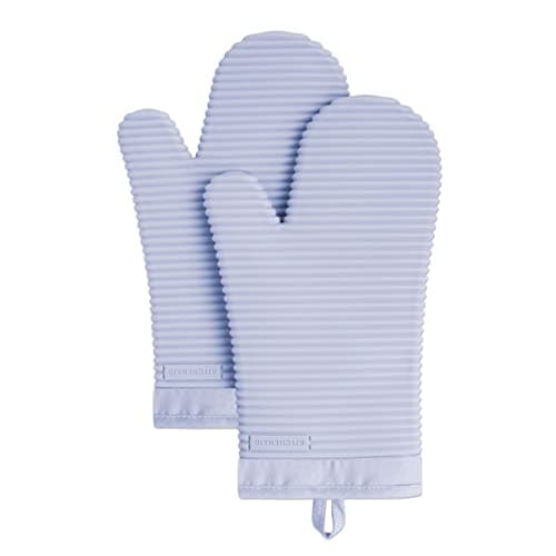 Prime Members: 2-Pk KitchenAid Ribbed Soft Silicone Oven Mitt Set from $10.45 + Free S&H