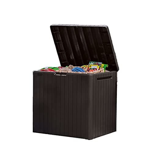 Keter City 30 Gallon Resin Out... and Garden Accessories, Brown