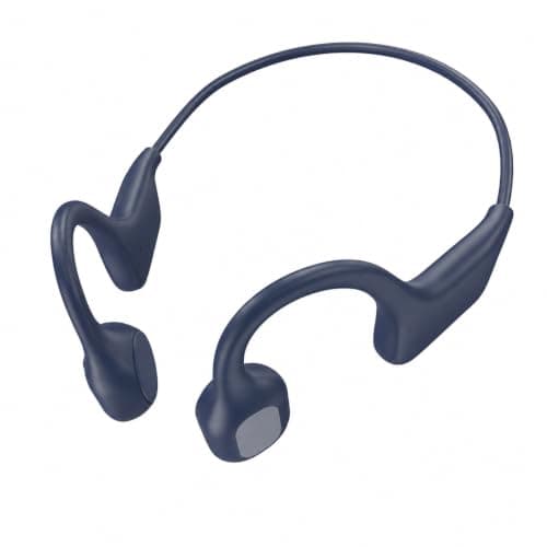 lluvygoez Bone Conduction Headphones, 2026 Upgrade Open Ear Headphones, Wireless Bluetooth 6.0 Earphones with Mic, IPX6 Sport Headphones for Running, Cycling, Workout(Blue)