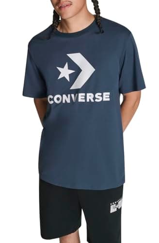Converse Men's Star Chevron Tee, Blue, L