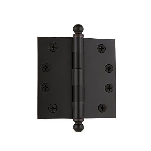 Grandeur Heavy Duty Brass Door Hinge with Square Corners