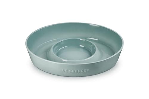 Le Creuset Stoneware Signature...and Dip Platter, 13", Sea Salt