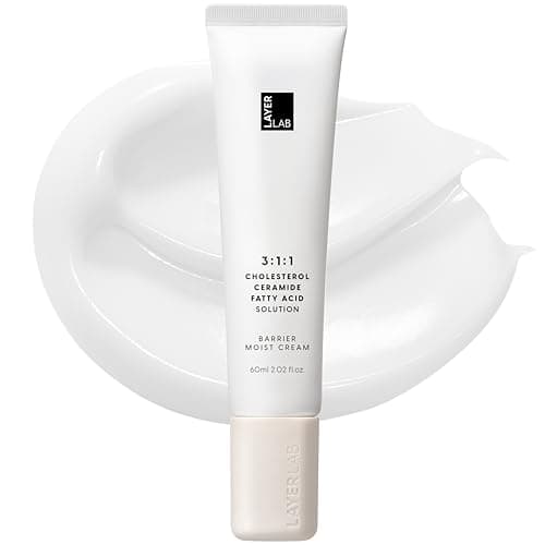 LAYERLAB Barrier Moist Cream - Up to 100H Hydration Face Moisturizer with Ceramide, Cholesterol, K-Beauty Skincare with Shea Butter for Deep Hydration & Moisture Barrier Support 2.02 fl oz