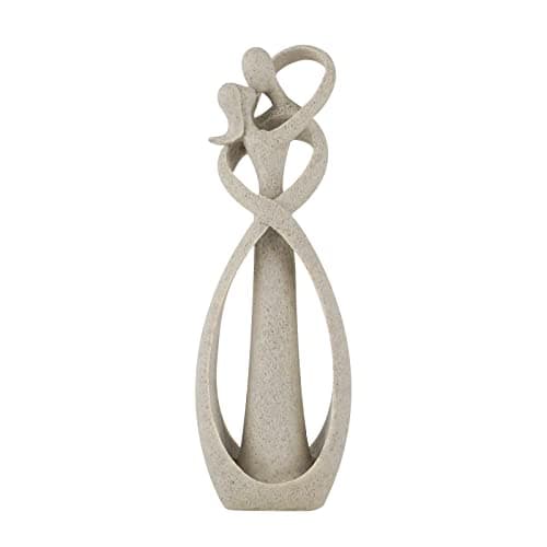 Trycooling Kissing Lovers Stat...shelf Decor (Sandstone, Small)