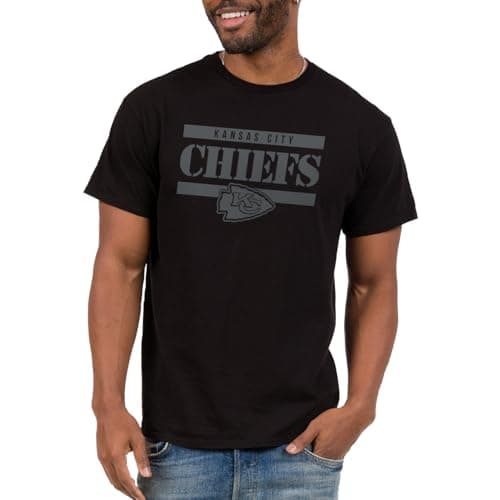 Kansas City Chiefs - NFL Stenc...ock - Short Sleeve Fan T-Shirt