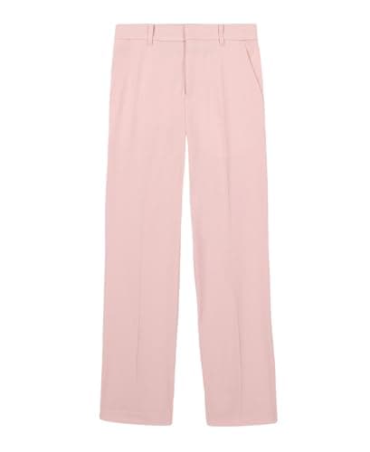 Izod Boys' Bi-Stretch Flat Front Dress Pant, Light Pink Performance, 8