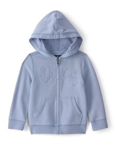 OshKosh B'gosh Boy Logo Hoodie, Blue, 4T