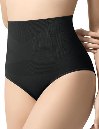 Ousmile Shapewear Tummy Control for Women High Waisted Body Shaper Underwear Seamless Briefs Panty Girdle